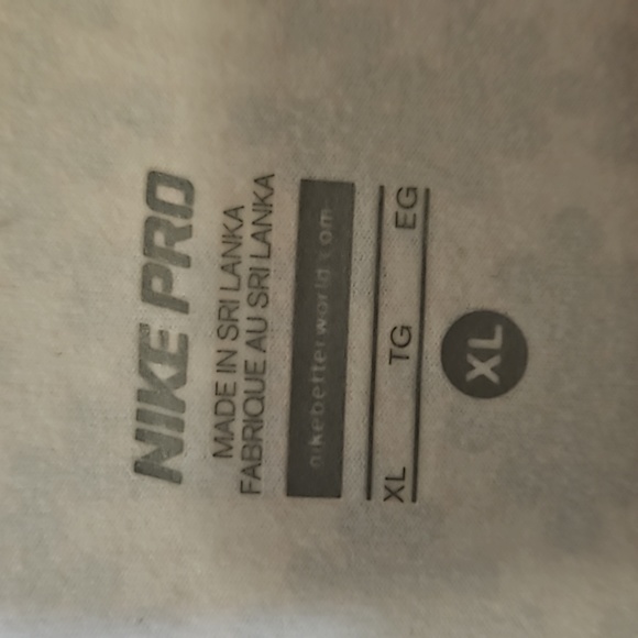 Nike Pro Multicolored Athletic Zip-Up Polo Jacket - Picture 5 of 8